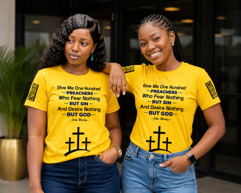 John Wesley Inspirational T-Shirt - "Give Me One Hundred Preachers"