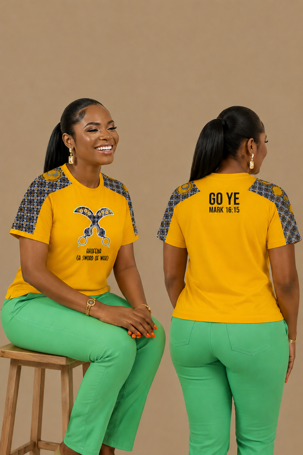 NAmD T-Shirt (Go-Ye/Adinkrah Symbols)