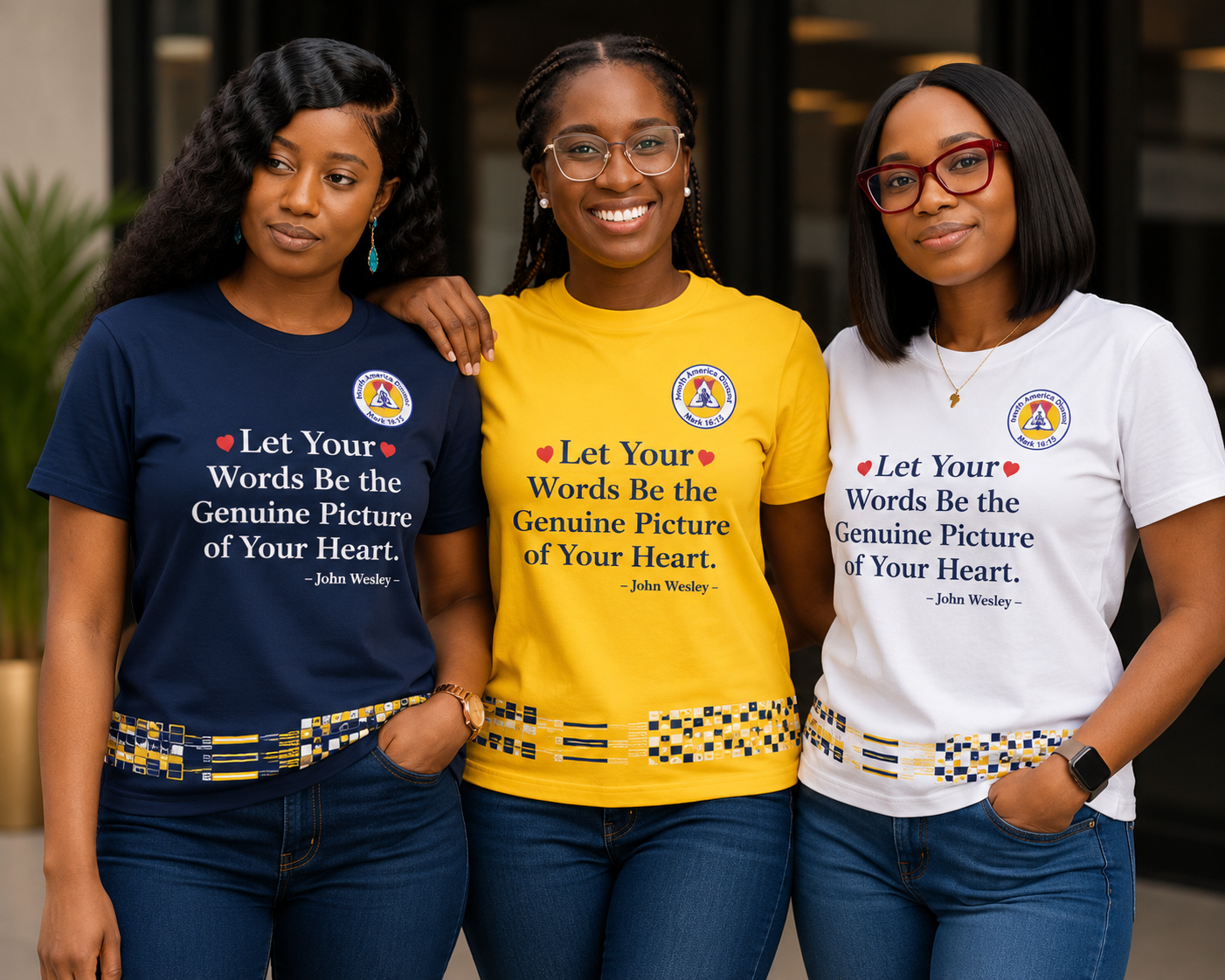 John Wesley Inspirational T-Shirt - "Let your words"