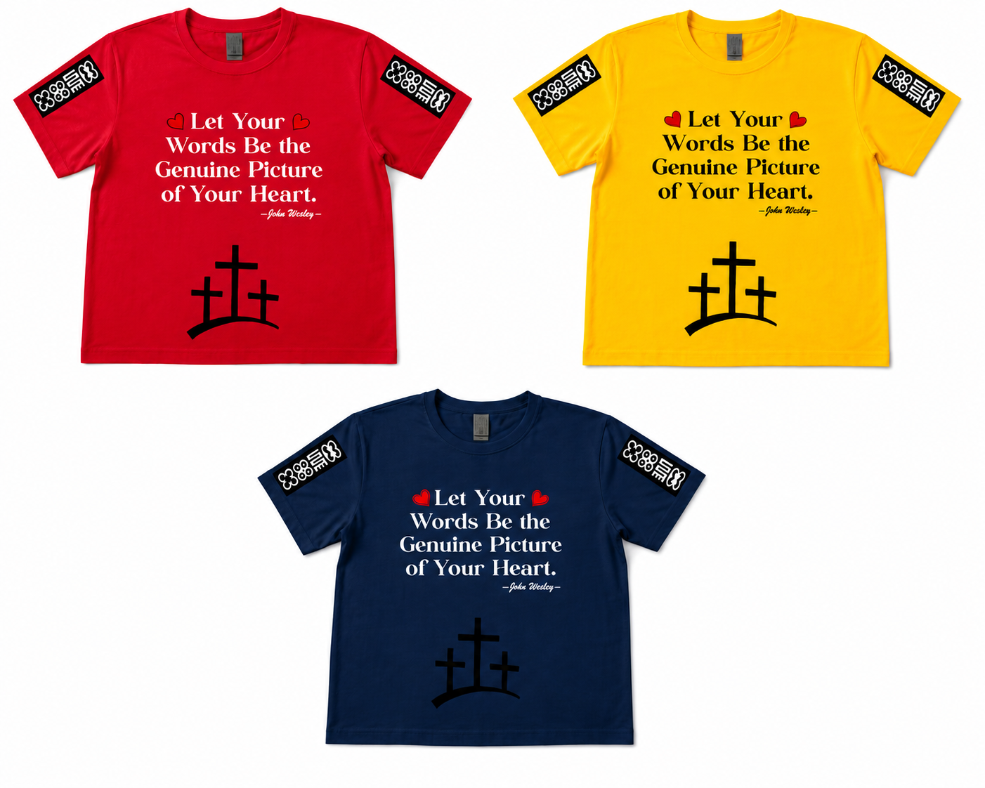 John Wesley Inspirational T-Shirt - "Let your words"