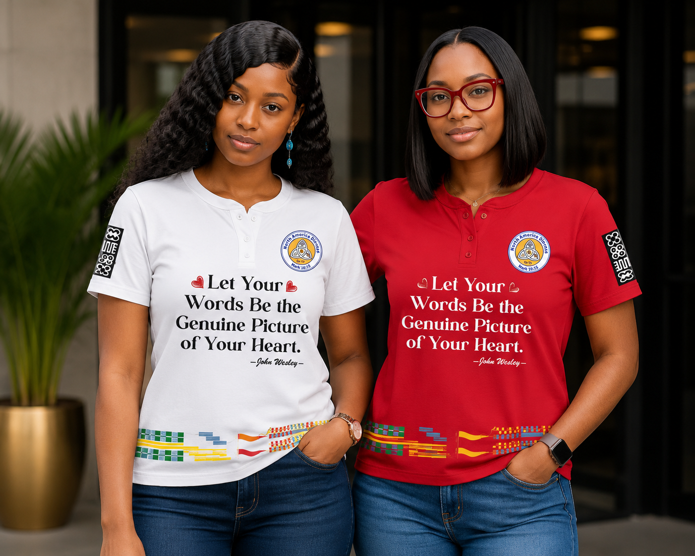 John Wesley Inspirational T-Shirt - "Let your words"