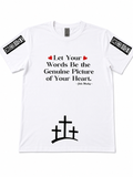 John Wesley Inspirational T-Shirt - "Let your words"